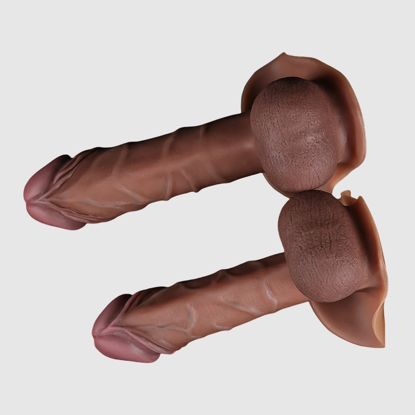 Adhesive Realistic Prosthetic Penis for FTM and Lesbian Sex Toys