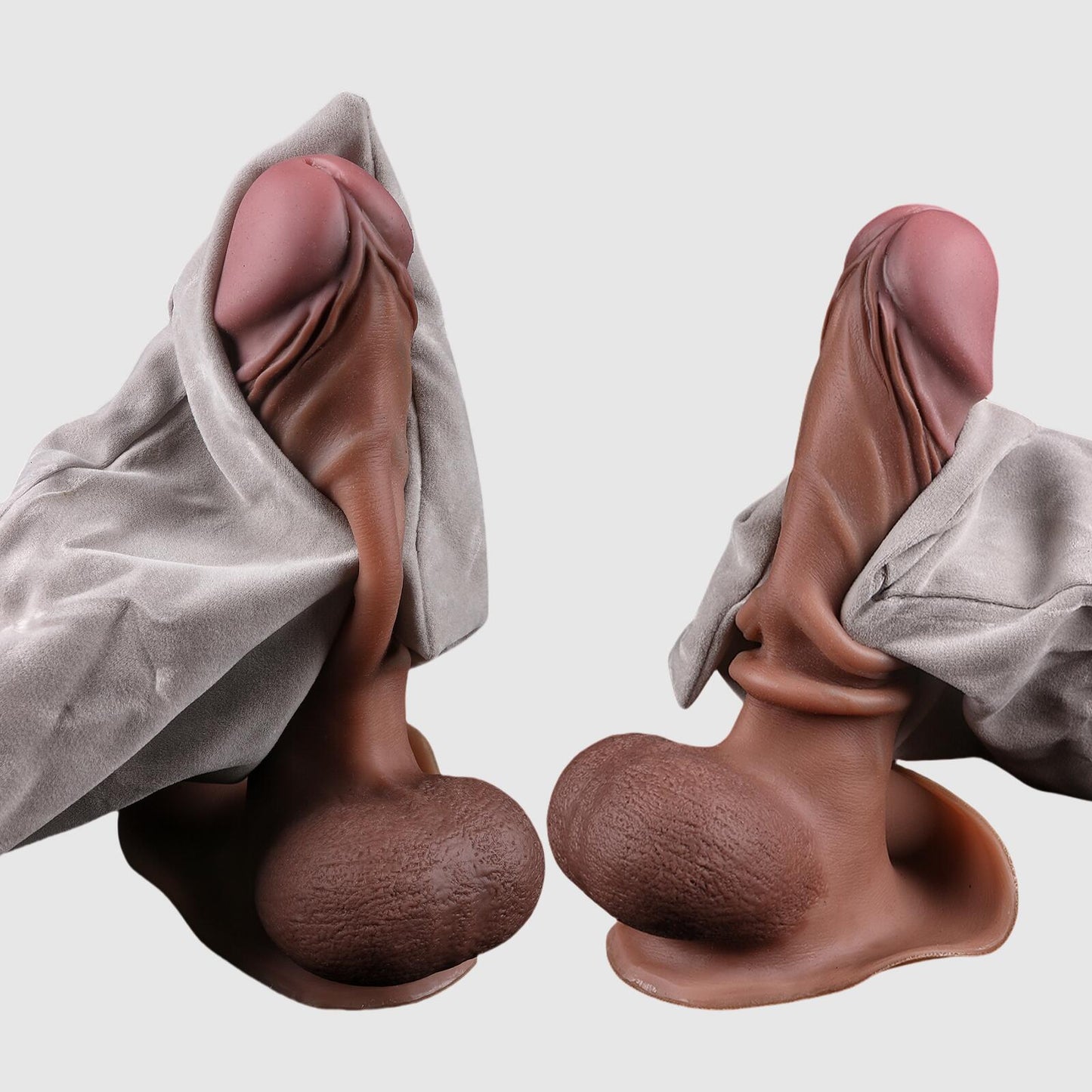 Adhesive Realistic Prosthetic Penis for FTM and Lesbian Sex Toys